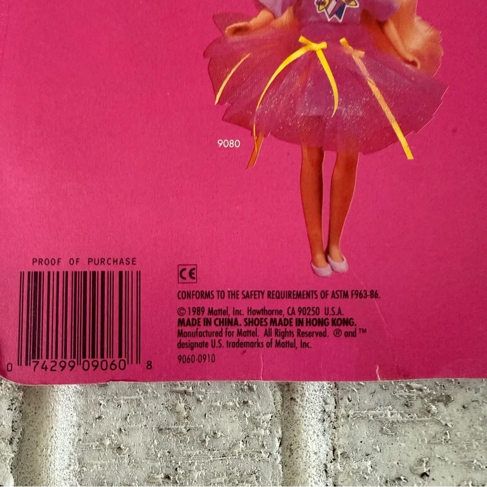 New in Package Vintage 1989 Sealed Mattel Skipper Barbie Cool Tops Fashions Set